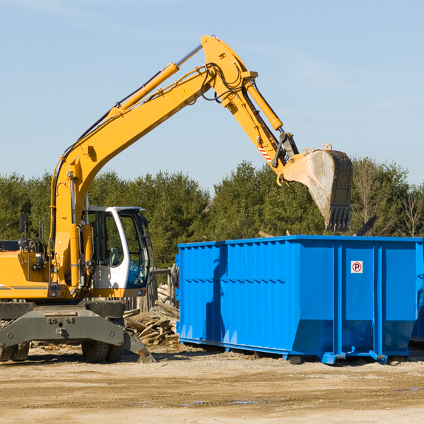 are there any restrictions on where a residential dumpster can be placed in Stoutsville OH